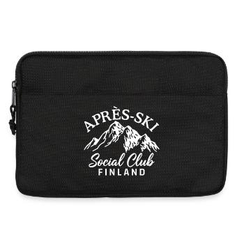 Après Ski Social Club Finlande Skiing - Sacoche pour ordinateur portable 13 pouces - noir - Devant