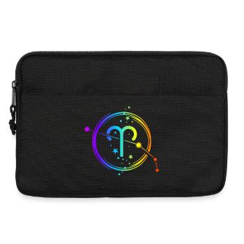 Horoscope, signe du zodiaque et astrologie du Bélier - Sacoche pour ordinateur portable 13 pouces - noir - Devant