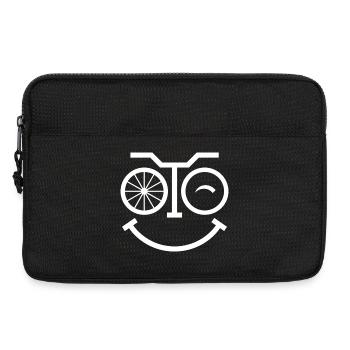 Fahrrad Rennrad Radfahrer Bikesport Mountainbike - Laptoptasche 13" - Schwarz - Vorne