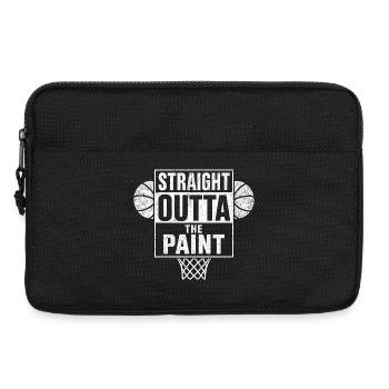 Straight Outta The Paint Basketball Sport  - Laptoptasche 13" - Schwarz - Vorne