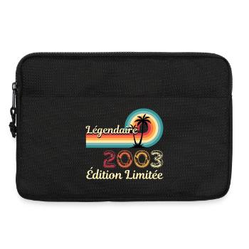 Legendary 2003, Limited Edition - Laptoptasche 13" - Schwarz - Vorne