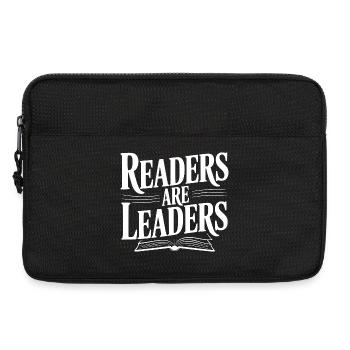 Readers are Leaders - Laptop bag 13" - black - Front