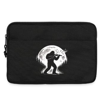 Bigfoot Violin Player - Laptop bag 13" - black - Front