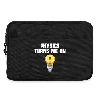 Physik-Witz, Physik macht mich an, lustige Wissens - Laptoptasche 13" - Schwarz - Vorne