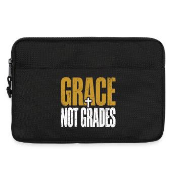 Grace Not Grades Christlicher Lehrer Jesus Glaube - Laptoptasche 13" - Schwarz - Vorne