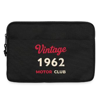 Vintage 1962 Motor Club Retro Geburtsjahr Geschenk - Laptoptasche 13" - Schwarz - Vorne