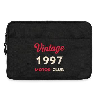 Cadeau vintage de l’année de naissance rétro du Motor Club 1997 - Sacoche pour ordinateur portable 13 pouces - noir - Devant