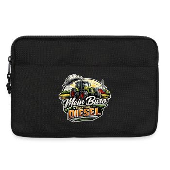 Mein Büro riecht nach Diesel - Laptoptasche 13" - Schwarz - Vorne