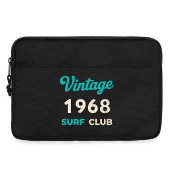 Vintage 1968 Surf Club Retro Geburtsjahr Geschenk - Laptoptasche 13" - Schwarz - Vorne