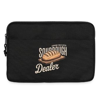 Logo local du marchand au levain - Sacoche pour ordinateur portable 13 pouces - noir - Devant