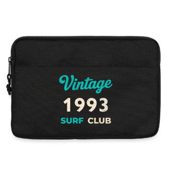 Cadeau vintage 1993 Retro Année de naissance du Surf Club - Sacoche pour ordinateur portable 13 pouces - noir - Devant