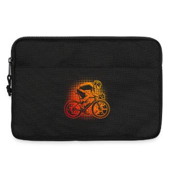 Gift idea for a road bike with road bike - Laptop bag 13" - black - Front