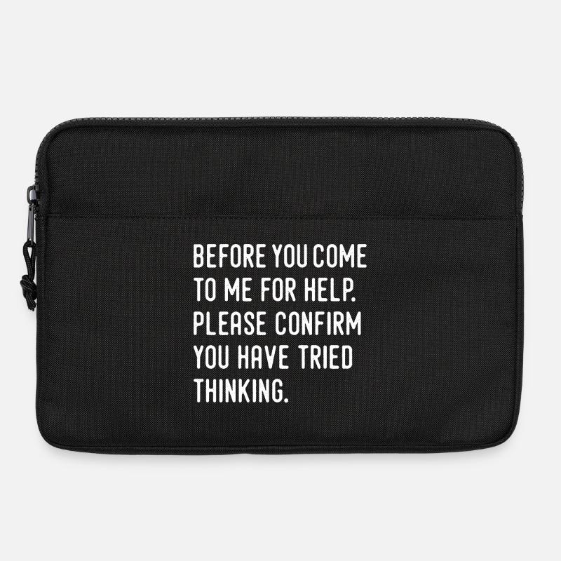 Humor - Laptoptasche 13" - Schwarz