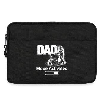 Dad Mode Activated Shirt New Dad Baby Stroller - Laptoptasche 13" - Schwarz - Vorne