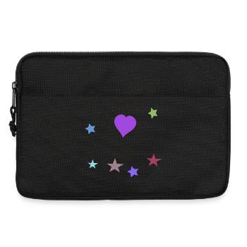 Adolescente Vintage Heart et Starlet - Sacoche pour ordinateur portable 13 pouces - noir - Devant