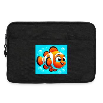 Clownfisch - Laptoptasche 13" - Schwarz - Vorne