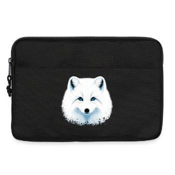 Arctic fox - Laptop bag 13" - black - Front