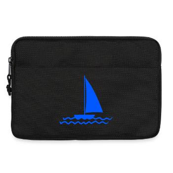 Sailboat Captain Sailing Boat - Laptop bag 13" - black - Front