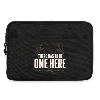 Scale-hunting-scale-hunter-antler-hunting-whitetail - Laptop bag 13" - black - Front