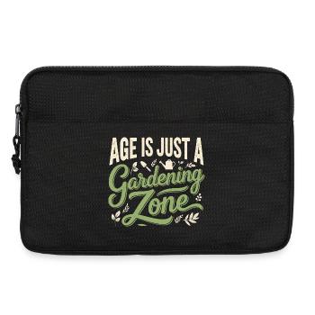 Alter nur Gartenzone | Gärtner Spruch - Laptoptasche 13" - Schwarz - Vorne