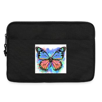 Schmetterling - Laptoptasche 13" - Schwarz - Vorne