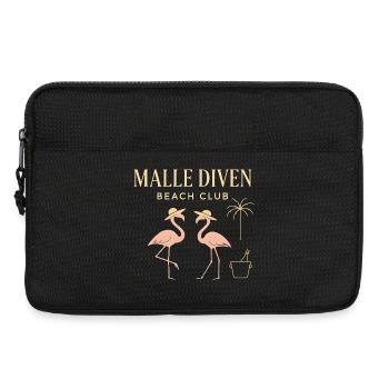 Malle Diven Beach Club Flamingo Mallorca Party  - Laptoptasche 13" - Schwarz - Vorne