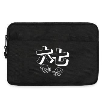 67 "six seven" hands asia style - Laptoptasche 13" - Schwarz - Vorne