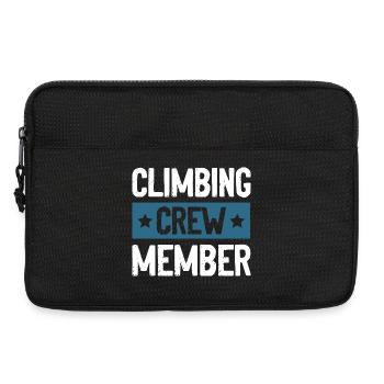 Climbing Crew - Laptoptasche 13" - Schwarz - Vorne