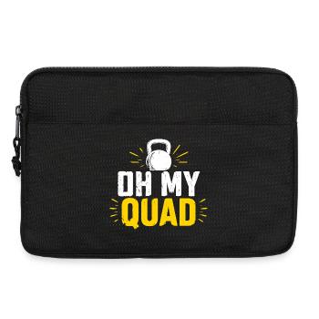 Oh My Quad Kettlebell Kraft - Laptoptasche 13" - Schwarz - Vorne