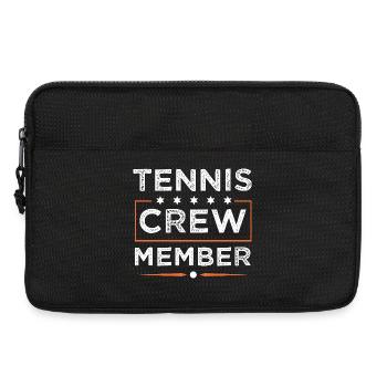 Équipe de tennis - Sacoche pour ordinateur portable 13 pouces - noir - Devant