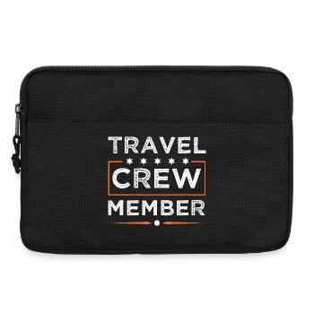 Travel Crew - Laptoptasche 13" - Schwarz - Vorne