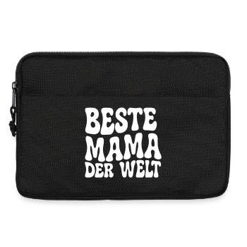Beste Mama der Welt - Laptoptasche 13" - Schwarz - Vorne