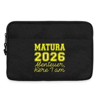 Matura 2026 Spruch - Sacoche pour ordinateur portable 13 pouces - noir - Devant