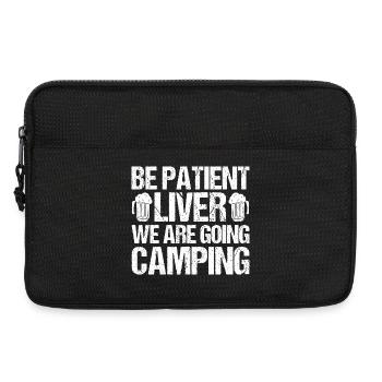 Camping Bonfire Camp Life Forest Camper - Laptoptasche 13" - Schwarz - Vorne