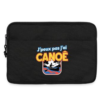 J’peux pas j’ai CANOË Logo - Sacoche pour ordinateur portable 13 pouces - noir - Devant