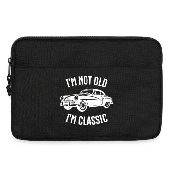 Je ne suis pas un vieux, je suis un classique - Sacoche pour ordinateur portable 13 pouces - noir - Devant