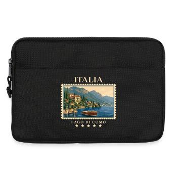 Italien Lago di Como Vintage Reisemarke - Laptoptasche 13" - Schwarz - Vorne
