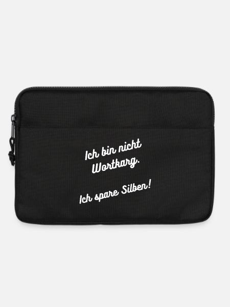 Heimatliebe Nord/Wortkarg - Laptoptasche 13" - Schwarz
