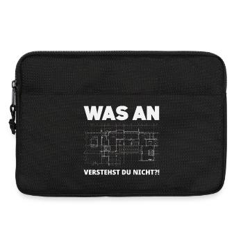 Elektriker Plan Verstehst Du Nicht - Laptoptasche 13" - Schwarz - Vorne