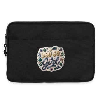 You Go, Girl - Laptop bag 13" - black - Front