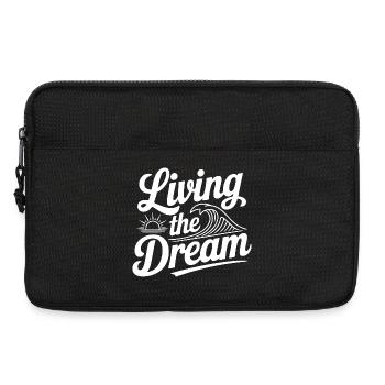 Living The Dream - Laptop bag 13" - black - Front