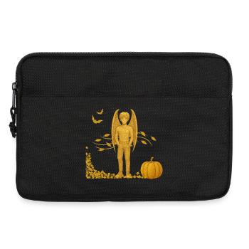 Édition d’automne : Démon vampire avec chauves-souris - Sacoche pour ordinateur portable 13 pouces - noir - Devant