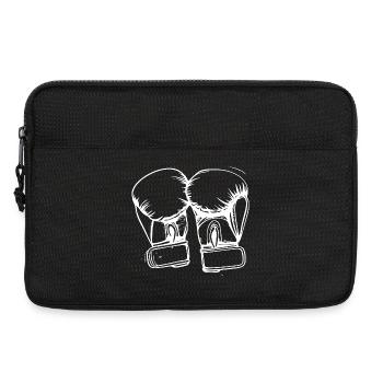 Boxhandschuhe Skizze - Laptoptasche 13" - Schwarz - Vorne