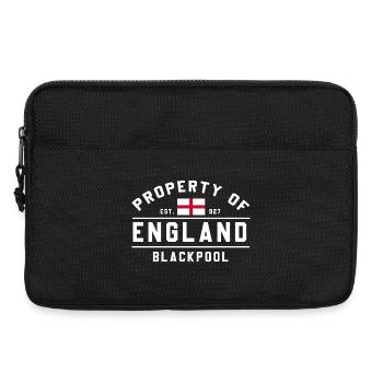 Drapeau de l’Angleterre Blackpool Emblem - Sacoche pour ordinateur portable 13 pouces - noir - Devant