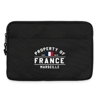 French property Marseille est 1872 - Laptop bag 13" - black - Front