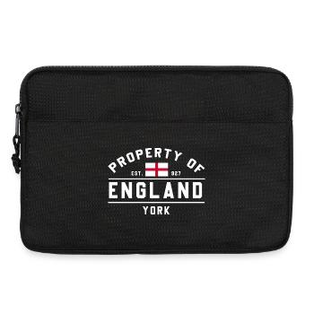 Drapeau de l’Angleterre à York Design - Sacoche pour ordinateur portable 13 pouces - noir - Devant