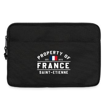 Ownership of France Saint-Etienne in 1872 - Laptop bag 13" - black - Front