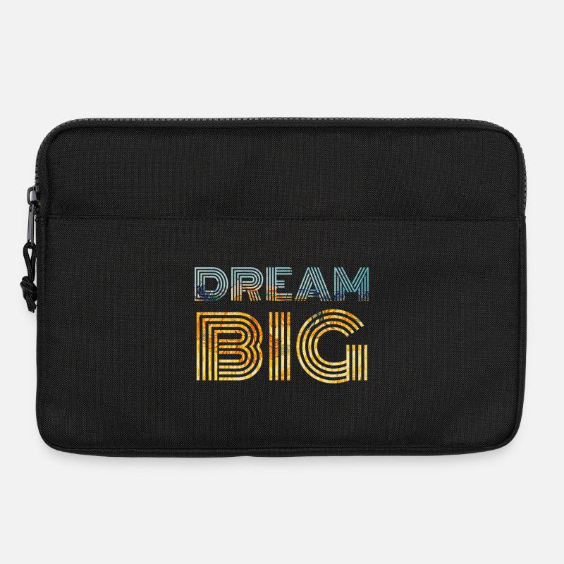 Dream Big - Laptoptasche 13" - Schwarz
