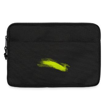 Coup de pinceau néon à la lime - Sacoche pour ordinateur portable 13 pouces - noir - Devant