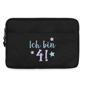 ich bin 4! - Laptoptasche 13" - Schwarz - Vorne
